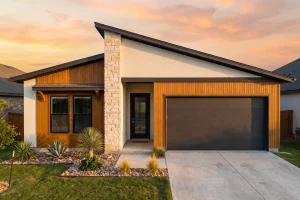 Deimos M front elevation — Nueva Luna Builders new home in El Paso, Texas