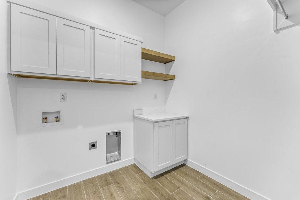 Laundry in a Callisto F floorplan home by Nueva Luna Builders in El Paso, Texas