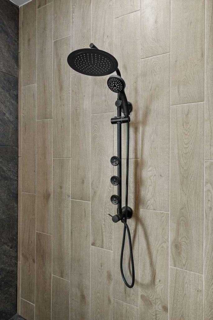 Walk-In Shower in an Io F floorplan home by Nueva Luna Builders in El Paso, Texas