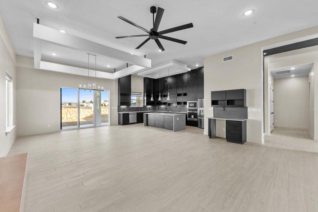Open Sightline in an Io M SE floorplan home by Nueva Luna Builders in El Paso, Texas