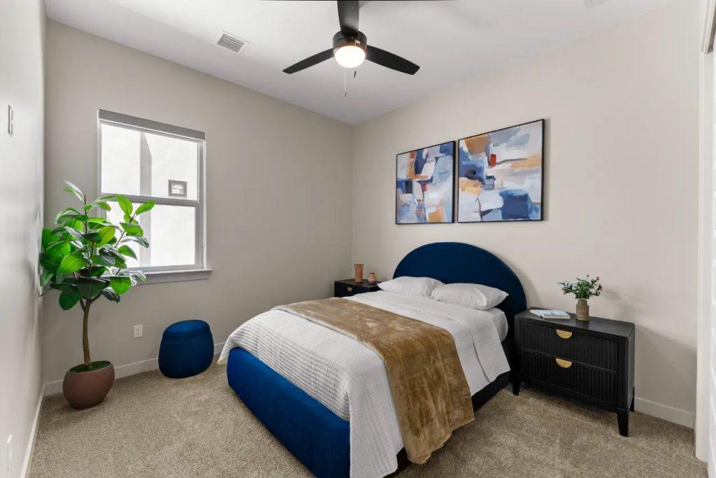 Primary Suite in an Io floorplan home by Nueva Luna Builders in El Paso, Texas